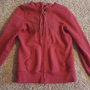Red hoodie